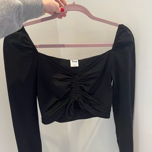 Tna cropped longsleeve top